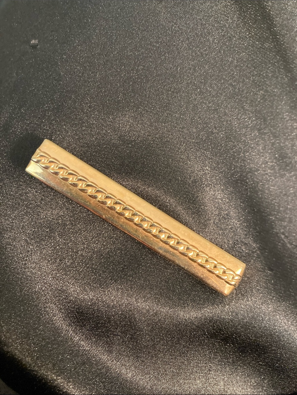 Swank Gold-tone tie bar